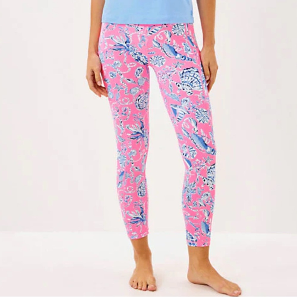 NEW! Lilly Pulitzer Weekender High Rise Barefoot Beachcomber Leggings